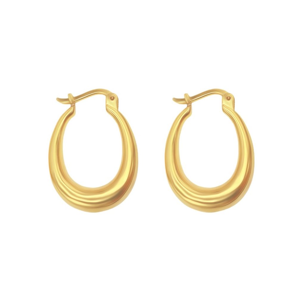 Gold Plated Hoops